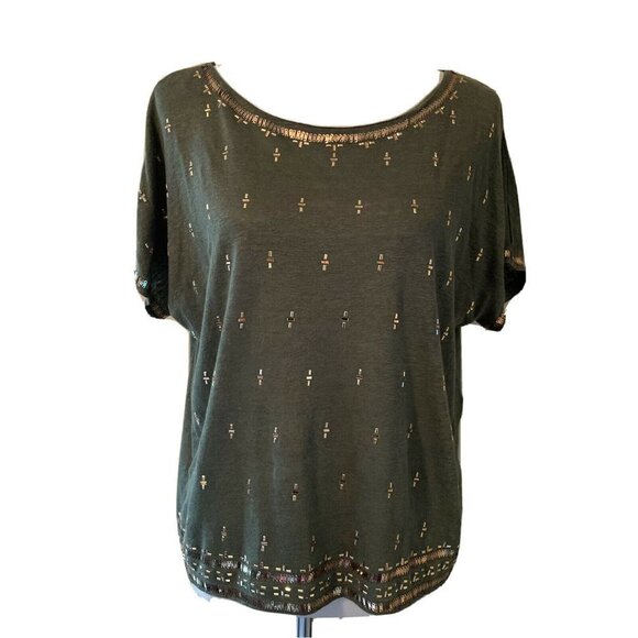 White House Black Market Embellished Blouse - Picture 1 of 6